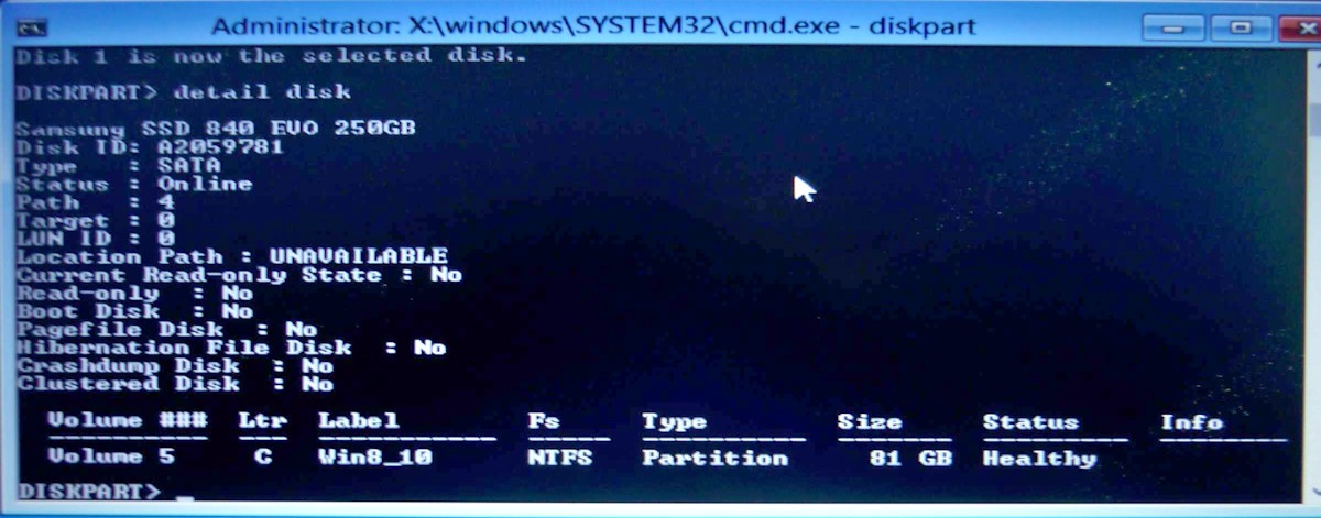 result of diskpart commands in WinRE.jpg