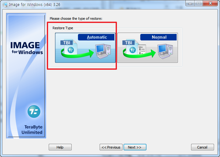 Selected menu when restoring
